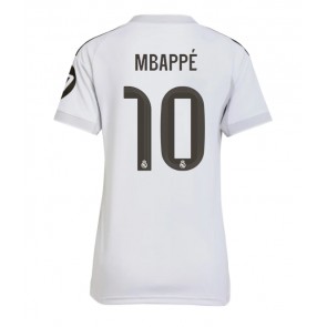Lacne Ženy Futbalové dres Real Madrid Kylian Mbappe #10 2025-26 Krátky Rukáv - Domáci
